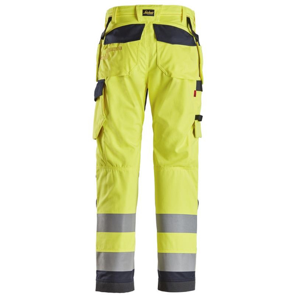 Spodnie Odblaskowe ProtecWork z workami kieszeniowymi, EN 20471/2 Snickers Workwear 62606695