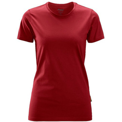 2516 T-shirt - damski (kolor: chili red) - Snickers Workwear
