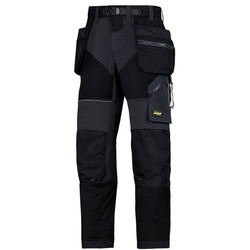 Spodnie FlexiWork+ z workami kieszeniowymi (kolor: czarny) Snickers Workwear